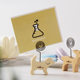 Cute cartoon puppy horse photo holder vertical note message holder desktop small ornaments photo card holder