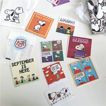 Handbook material stickers cute ins Snoopy computer phone stickers cartoon wallpaper
