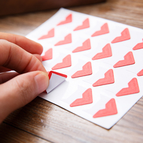 Korean creative vintage solid color paper photo fixed corner stickers Old photo diy album corner stickers Photo corner stickers