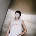 Mùa hè les đẹp trai T lỏng hip hop port couple mồ hôi vest nam đường phố Nhật Bản xu hướng thể thao không tay áo thun áo 3 lỗ nam Lót