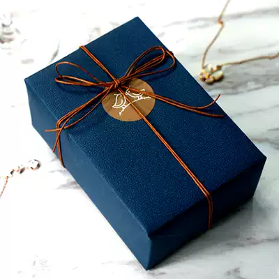 Gift wrapping paper for boys large size premium wrapping paper Teacher's Day gift box Birthday gift paper Blue business
