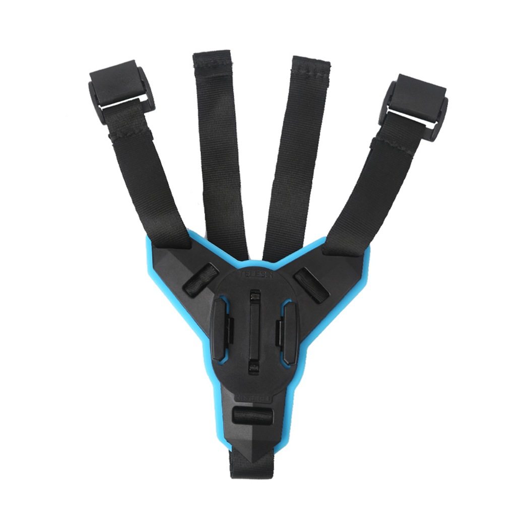 TELESIN Action Camera Motorcycle Helmet Chin Strap Holder for GOPRO Ant