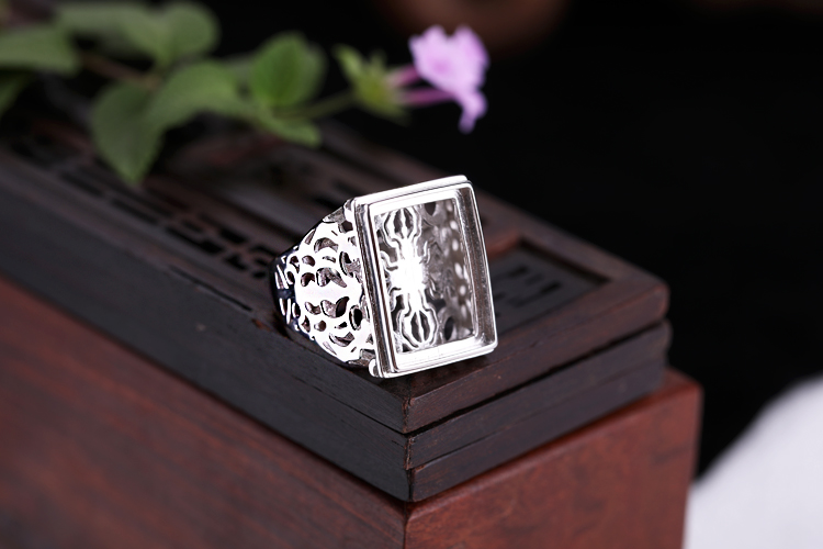 925 sterling bạc mạ vàng trắng nhẫn trống khay tự làm dát ngọc lam vòng sáp ong hỗ trợ 9 * 12 13 * 18 vòng vuông hỗ trợ nhẫn vàng tây