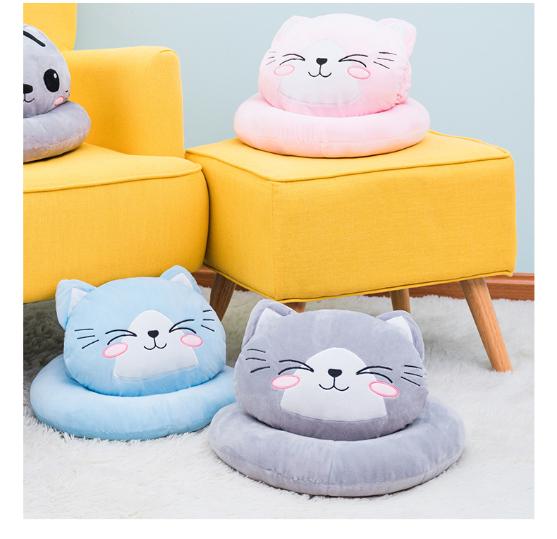 Nap sinh viên gối nghỉ trưa gối con gối Papa Pashui tay ấm áp ngủ đệm văn phòng gối vật - Trở lại đệm / Bolsters gối kèm chăn 2 trong 1
