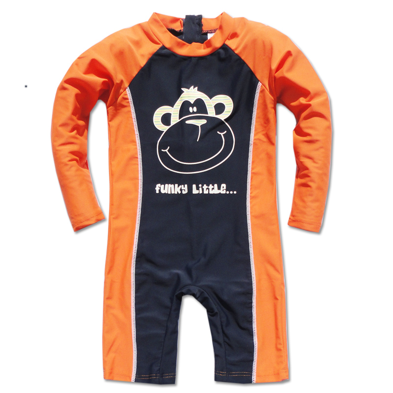Đồ bơi cho bé trai Áo dài tay Sunsuit Bộ đồ bơi Xiêm Big Boy Đồ bơi cho bé Đồ bơi lướt sóng - Bộ đồ bơi của Kid bikini cho bé gái