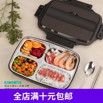 304 stainless steel lunch box Japanese office worker insulated lunch box microwave oven fast food children adult student lunch box