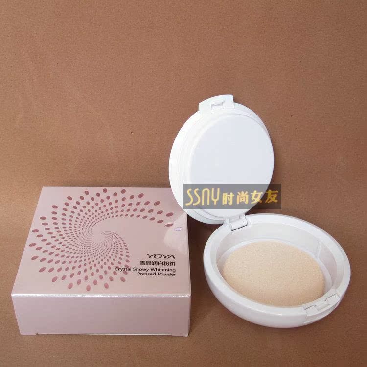 Polaiya YOYA Makeup Youya Snow Crystal White Powder Snow Crystal Rich Kem dưỡng ẩm che khuyết điểm Makeup Control Oil Dry Powder - Bột nén phấn canmake