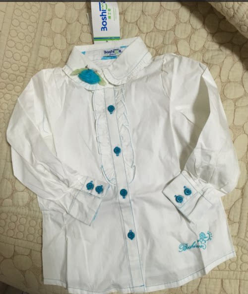 Chemise fille à manche longue - Ref 2086624 Image 6