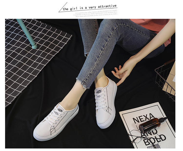 Giày vải nữ phiên bản Hàn Quốc của sinh viên hoang dã Harajuku ulzzang board giày retro phong cách Hồng Kông chic giày nữ trắng giay the thao nu