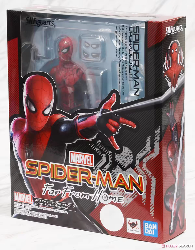 Bandai Shf Spider-Man: Far from Home Black and Red Suit Spider-Man in Stock