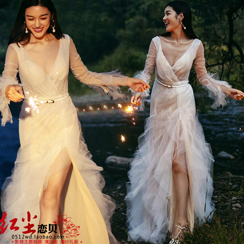 19 new photo gallery themed outfits Exterior View Forest Department Photo Fish Tail Gown Photography Writing Real Brigades for long sleeves Wedding Dress