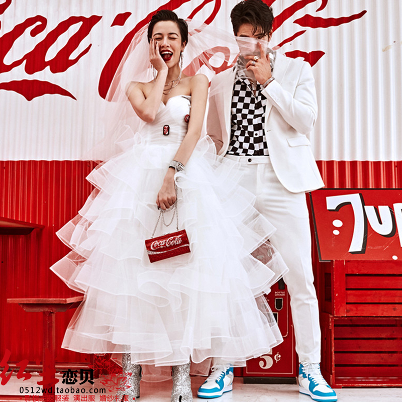 Studio theme clothing brigade shoot couples photo dress lovely street shoot outside fluffy dress sweet photo wedding dress