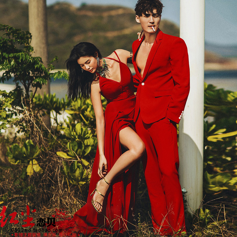 Photo Gallery Themed Clothing Fashion Brigade Slapping Street Pat Lovers Light Yarn Wedding Dresses Red Gown Tug Tug Tailo Back Gown