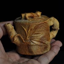  Taihang soul cliff Cypress original shape-conforming hand-carved creative play handle small ornaments Collection crafts handle pot