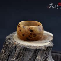  Taihang soul cliff cypress millennium aging wooden cliff cypress custom ring gift creative personality jewelry