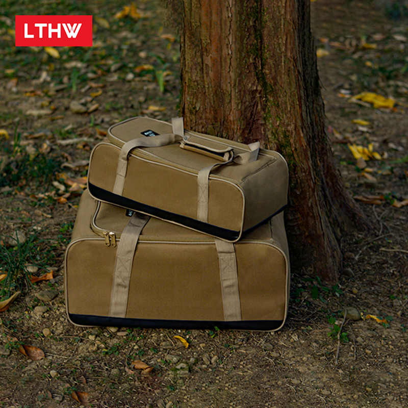 LTHW Luteng outdoor picnic storage bag gas stove gas tank large-capacity cooker bag camping camping equipment bag
