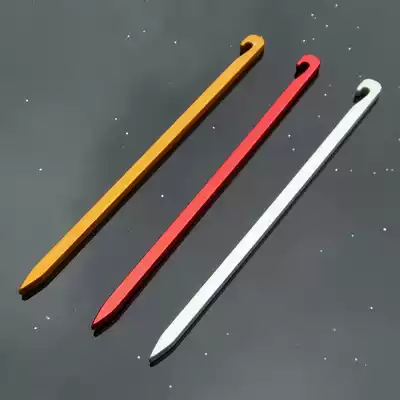 Outdoor mountaineering camping supplies Titanium camp nails Bold lengthened windproof nails High-strength mountain nails tent nails