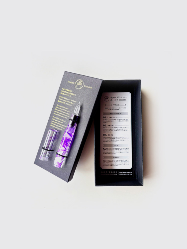 Nakabayashi Japanese Glass Pen Dip Pen Handmade Glass Nib Crystal Pen Writing Painting Glass Pen High Aesthetic Value Artistic Glass Pen Student Collection Gift