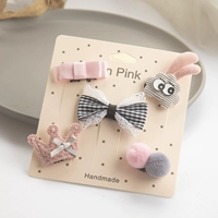 5 светло -серого пота мех клип 5