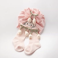 Набор розовых рисово-белых тюльпанов