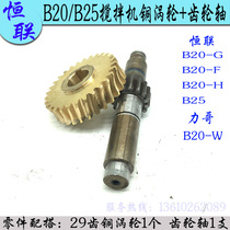 Lige Henglian B20 B25 mixer copper worm gear shaft commercial egg beater turbine transmission gear accessories