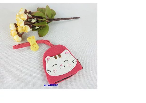 Giá đặc biệt tăng đột biến mới Allah cat key bag nữ khóa móc khóa túi kéo loại khóa túi giải phóng mặt bằng Hàn Quốc dễ thương