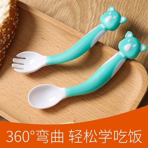 Детская ложка для еды для тренировок, посуда для младенца для кормления, комплект, Бибикар Толокар Плазмакар для прикорма, 2 лет, 3 лет