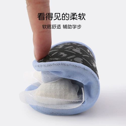 Детские летние тонкие кроссовки, сетчатая дышащая детская обувь для раннего возраста с бантиком, нескользящие гетры, мягкая подошва