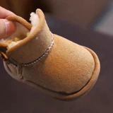 Детские демисезонные сапоги подходит для мужчин и женщин, удерживающая тепло флисовая нескользящая обувь для раннего возраста, 0-1 лет, 0-6-13 мес.