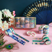 Suit 20 embroiled in ten light bronzing gold and paper adhesive tape jinx series Forbidden City Ancient Wind Fairy Crane Hand Tent Decoration