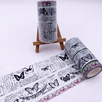 Retro Art Practical color Handbooks Material Diary Hand Ledger Adorable Adorable Girls entire roll net red hand ledger