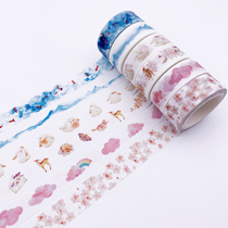 7 m dream fresh street view and wind DIY hands tent material diary hand ledger adorable with cute whole rolls and paper adhesive tapes
