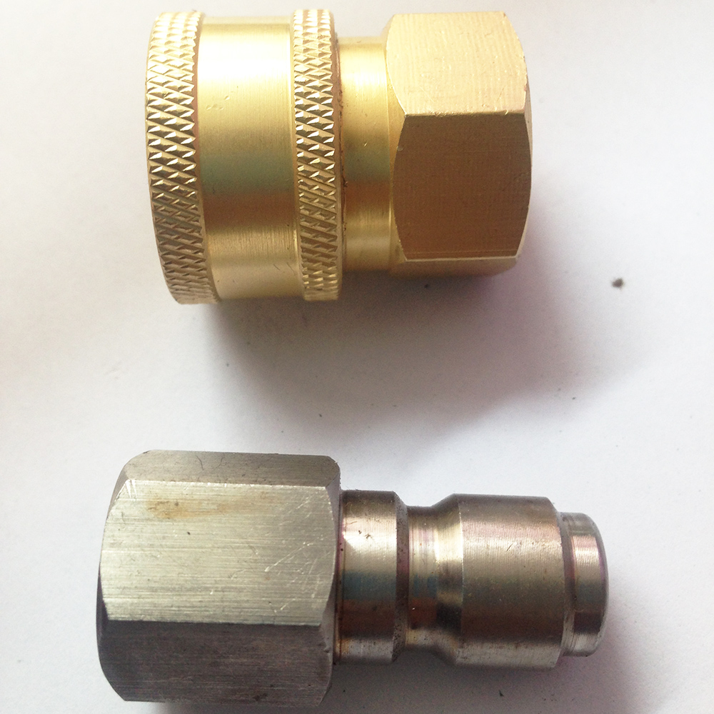 Panda Green Pipe Fitting High Pressure Pipe Quick Connection Washing Machine Water Gun 3 8 copper Fast Accessories