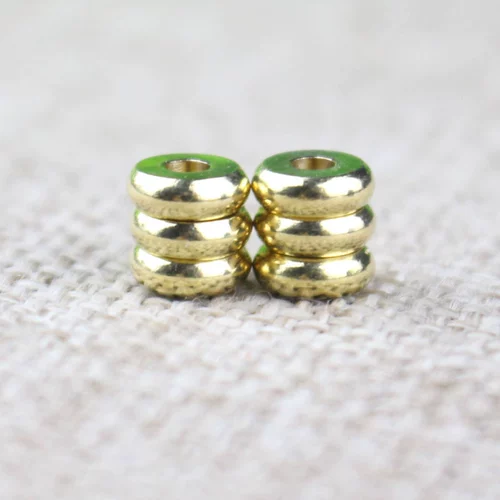 Латунный аксессуар с аксессуарами ручной работы, латунные бусины, прокладка, четки из круглых бусин, DIY