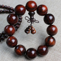 Factory direct mahogany Laos red acid branch wood hand string 20mm logs 108 Buddha beads bracelet men and women lovers jewelry