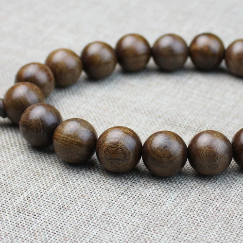 Подвеска из сандалового дерева, четки, зеркало заднего вида, аксессуар из натурального дерева, бусины