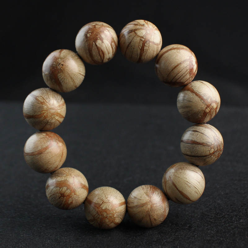 Plum blossom into the bone Danlong whisker vine descending dragon wood hand string watermelon sinking wood natural log Buddha bead bracelet jewelry men and women