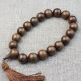 Подвеска из сандалового дерева, четки, зеркало заднего вида, аксессуар из натурального дерева, бусины