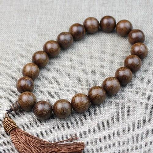 Подвеска из сандалового дерева, четки, зеркало заднего вида, аксессуар из натурального дерева, бусины