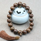 Подвеска из сандалового дерева, четки, зеркало заднего вида, аксессуар из натурального дерева, бусины