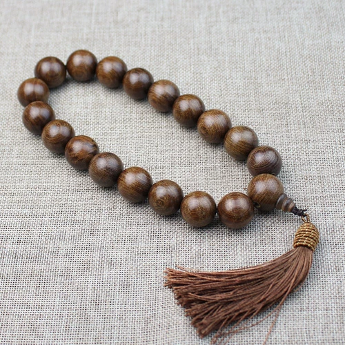 Подвеска из сандалового дерева, четки, зеркало заднего вида, аксессуар из натурального дерева, бусины