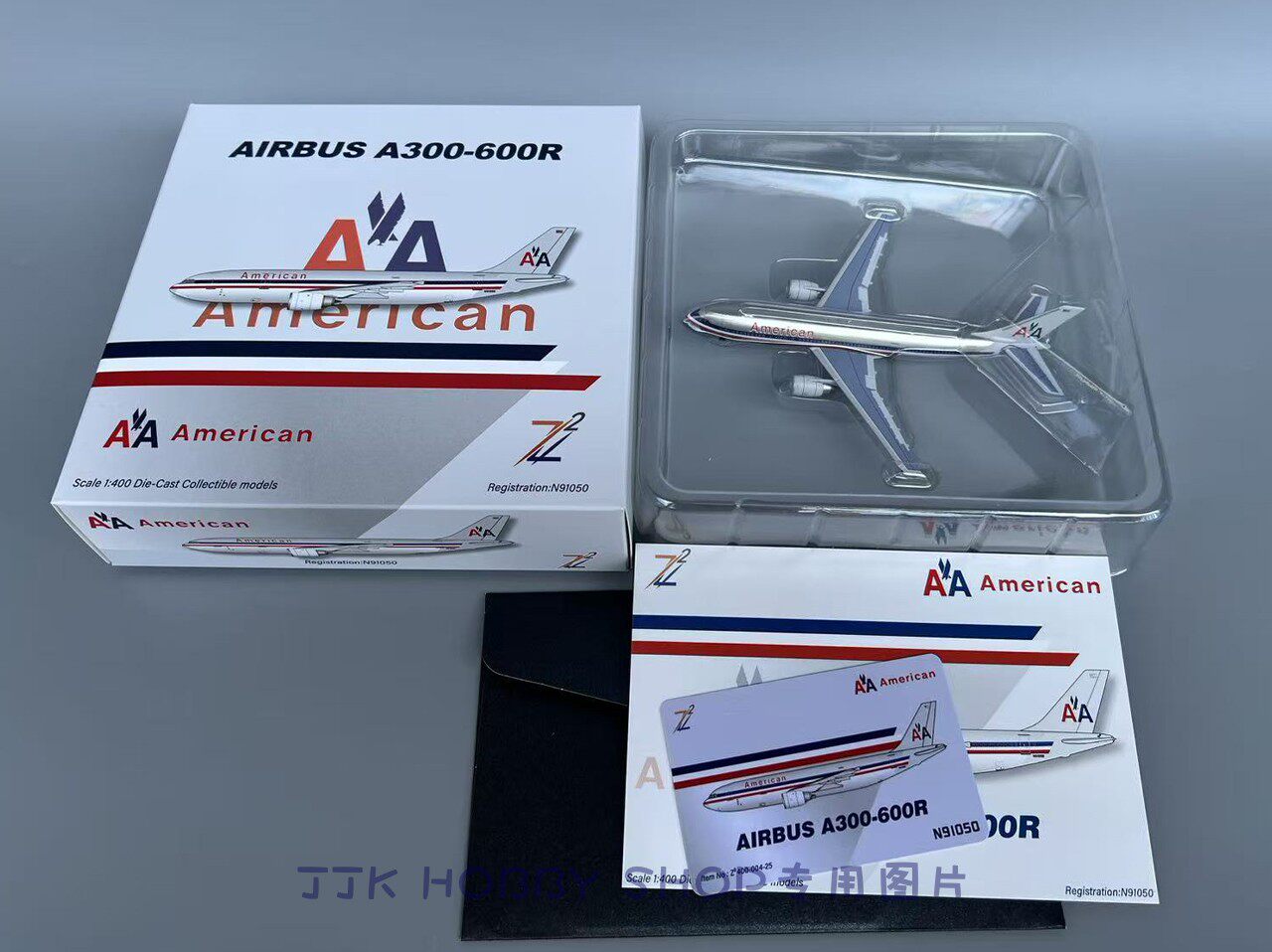 Z² 1/400 American Airlines Airbus A300-600R N91050 Z²400-004-25