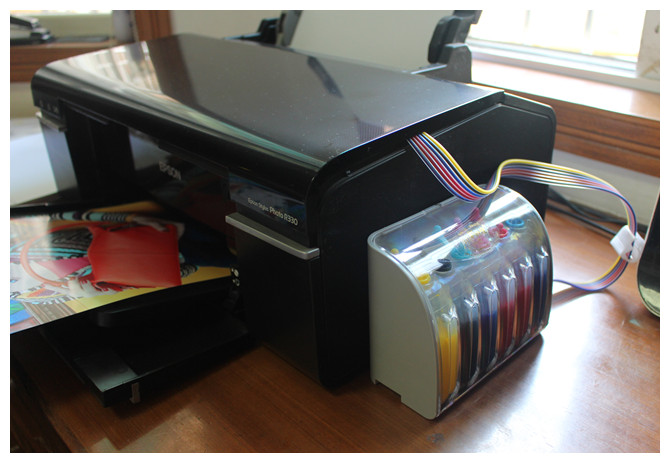 Hệ thống máy in CISS cho Epson R230 R270 290 R330 1390 Jig Bộ trống - Phụ kiện máy in
