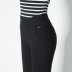 Quần legging kẻ sọc mới 2018 cho phụ nữ mặc quần cạp cao cho mẹ trung niên 40 tuổi 50 chân dài mùa xuân và mùa thu shop thoi trang Quần tây thường