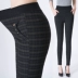 Mùa thu và mùa đông cộng với quần legging nhung dày cho phụ nữ mặc quần thun lưng mẹ quần nữ trung niên quần dài 40-50 tuổi