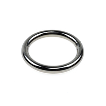 Horse bridle hardware iron white nickel plated circle machine butt welding horse bridle hardware ring