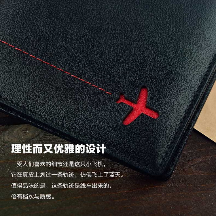 Đa chức năng cao cấp túi lưu trữ túi vé người giữ hộ chiếu du lịch clip dây kéo da ngắn gói hộ chiếu ở nước ngoài ví đựng giấy tờ cá nhân