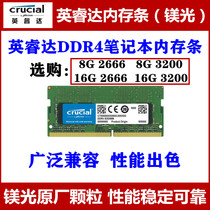 CRUCIAL Magnesium Light Inwise up to DDR4 4G 8G 8G 2666 2666 3200 3200 Memory