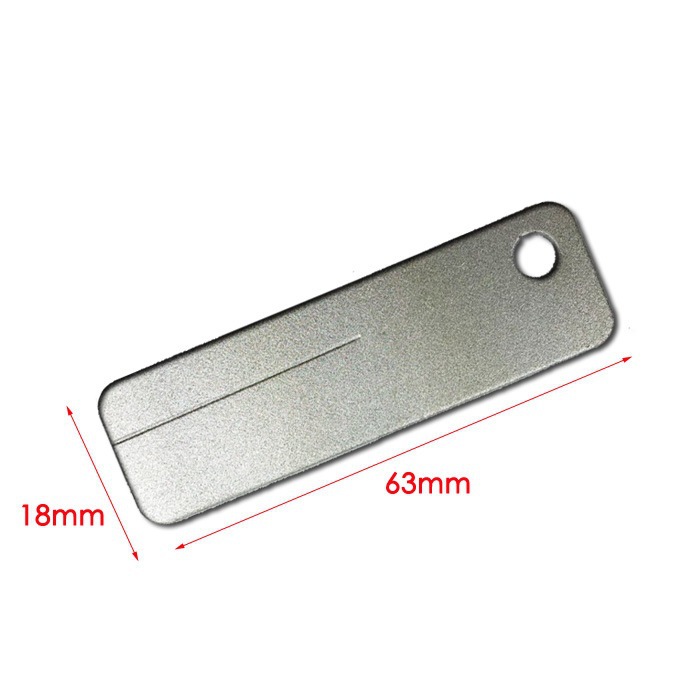 Super hard diamond sharpening stone lightweight and convenient creative mini ultra-thin EDC tool outdoor fish hook manicure