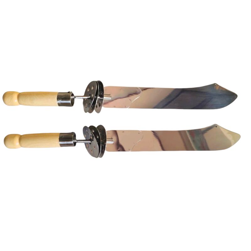 Korean Dance Double Sword Props, Ethnic Dance Spinning Sword Skills Test Classroom Combination, Special Korean Dance Double Sword Without Sharpening